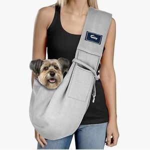 Cuby Gray Pet Sling Carrier